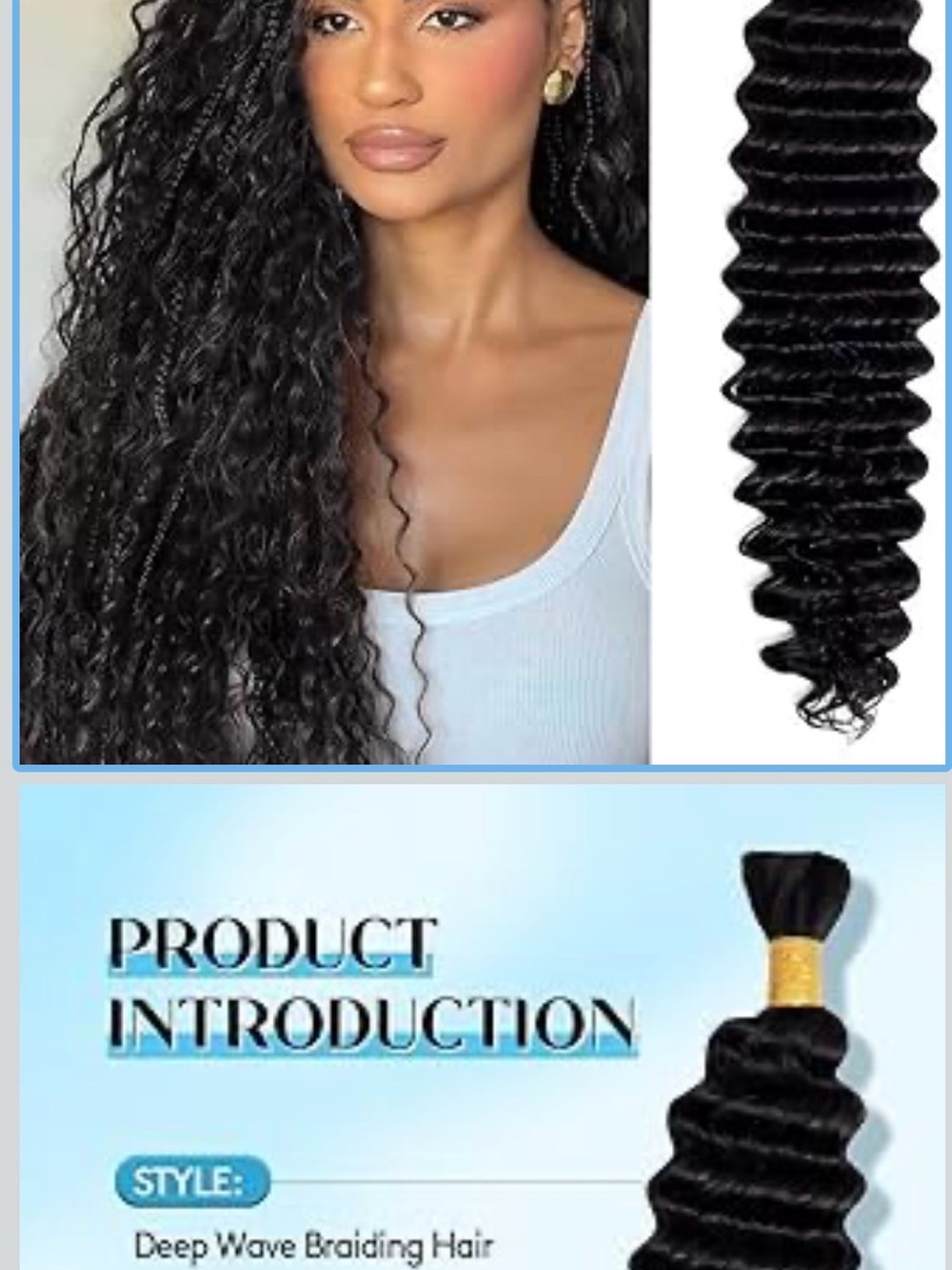 Brand new boho hair for braiding